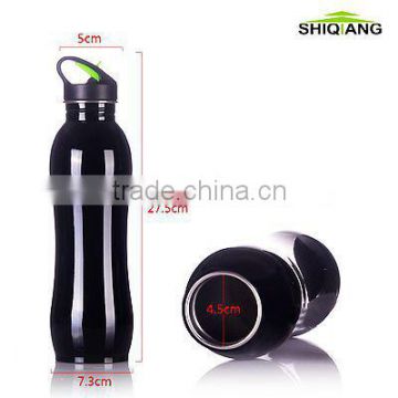 750ml hot sells stainless steel outdoor black sport drink water bottles                        
                                                Quality Choice