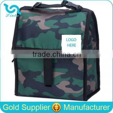 Deluxe Military Camouflage Print Polyester Foldable Lunch Kit,Easy Travel Lunch Bags