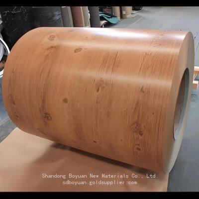 Boyuan 8017 brown galvanized steel coil in stock