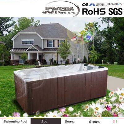 OEM Large Swim Spa Cover Swimming Pools 4 Meter Swimspa With Led Waterfall photo-3