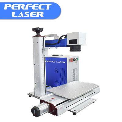 Motorized Precision fiber laser marking engraver machine