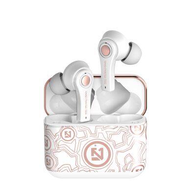 TS-100 TWS Wireless Earphones with Mic Charging Box Headphones 9D Gaming Headsets Sport Bluetooth V5.0 Earbuds For Xiaomi Phones