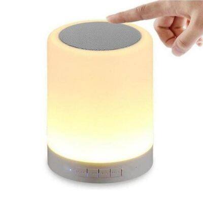 Mini Colorful Night Light Wireless BT Speaker Portable Colors LED Desk Table Lamp RGB Speakers