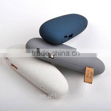 Stone shape portable mobile power bank 2600mAh charger gift power bank