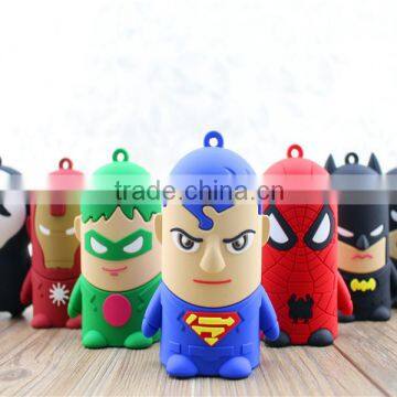 PVC Heros Superman power bank 5200mAh rohs power bank