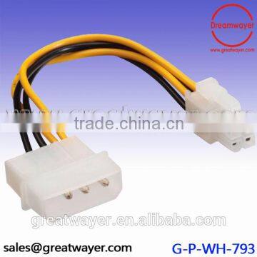 22awg molex 4-pin male power adapter cable