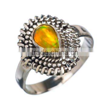 RARE ETHIOPIAN OPAL 925 STERLING SILVER RING ,925 STERLING SILVER JEWELRY WHOLE SALE,JEWELRY EXPORTER