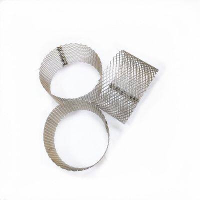 Customized Rectangular Metal Kitchen Stainless Steel Wire Mesh Tube  For Filter
