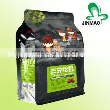 Eight side seal bag for food packaging