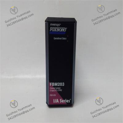 Foxboro FBM203 P0914SV Módulo de Entrada RTD Isolado de 8 Canais