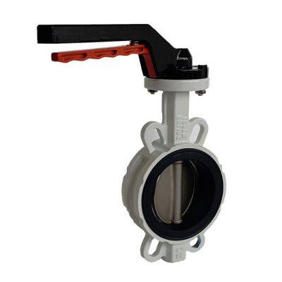Durable Wafer Butterfly Valve with Stem in 2Cr13/SS304/SS316/Carbon Steel Material