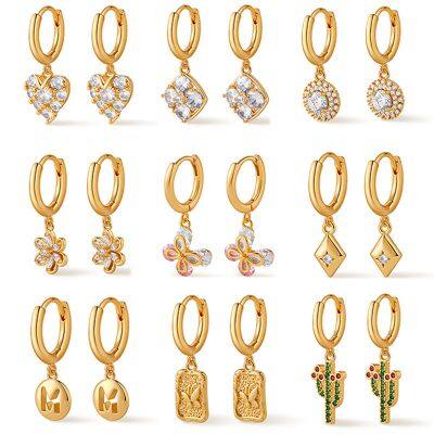 Производитель OEM-бижутерии из латуни с 25-летним опытом. Индивидуально изготовленные золотопокрытые серьги