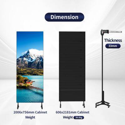 Hot-selling High Quality Factory Direct Sales Indoor 3in1 P1.25 P1.56 P1.95 P2.5 P2.6 P2.97 P3.91 Poster LED Display Screen photo-2