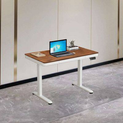 Mns Electric Standing Desk - Hand Lift Glass Study Table for Office Furniture with Linear Actuator for Enhanced Work Experience