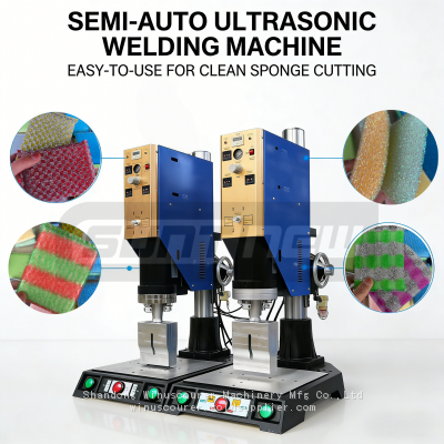 Gute Qualität, Handbetriebene Ultraschallschweißmaschine für Küchen-Jacquard-Schwämme