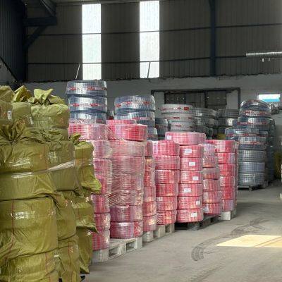 Braided PVC Garden Hose With Brass Fittings 1