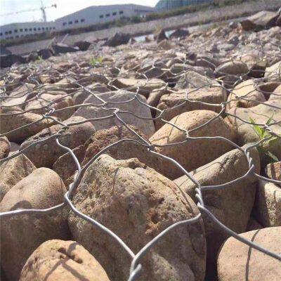 2.7mm Galvanized Steel Gabion With 100x120mm Mesh for Slope Protection photo-2