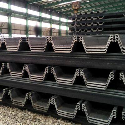 High Quality Type II Carbon Hot Rolled U-Shape Steel Sheet Pile 600*210*18mm 12m Length Good Price for Steel Profile photo-5