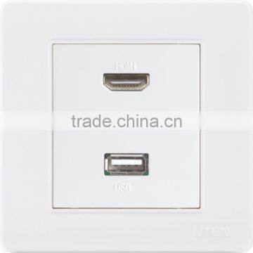 USB+HDMI socket, USB socket