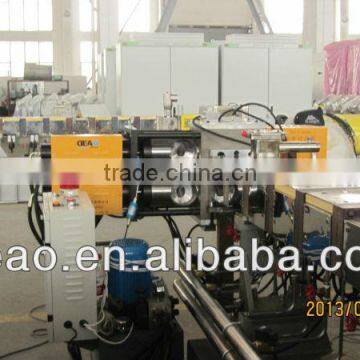 Double pillar non stop working hydraulic screen changer