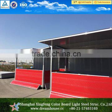 cheap modern prefab container food snack pizza house/ modern prefab house designs food kiosk Prefab Houses