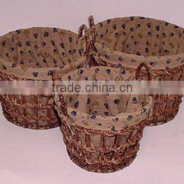 wholesale woven maize basket for storaging