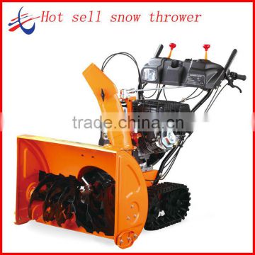 ZHEJIANG snow blower with track walk,LED light and 13HP Zongshen/Longcin engine