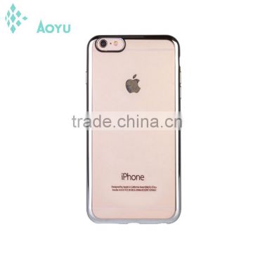 Transparent TPU soft shell case phone for iphone