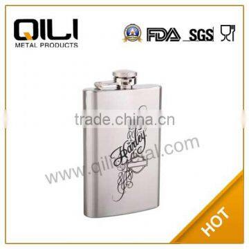 promotional 6oz wholesale best quality hip flask