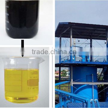 base oil futher processing system recycle oil machine petroleum refinery machine