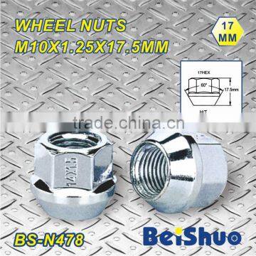 (BS-478) M10X1.25X17.5MM HEX 17MM wheel nut wheel accessory