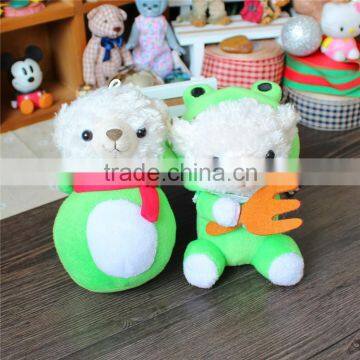 Plush Toy Bear Wearing Christmas Clothes/Standing High 12cm Soft Toy Bear in Snowman Dress/Stuffed Toy Bear in Christmas Clothes photo-4