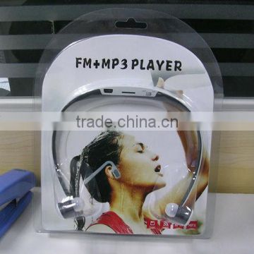 New Sport-style Headphone, FM + MP3 Earphone, Support TF Card