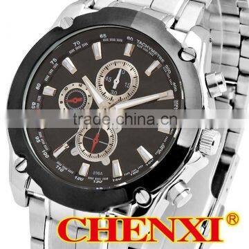 2014 Newest Wholesale Men's Watch,Stainless Steel Wrist Watch 036AMS photo-2