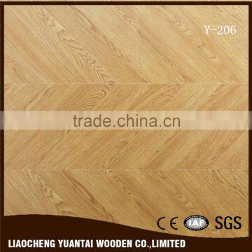 Parquet HDF Herringbone Laminate Flooring 12mm