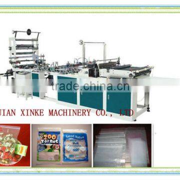 Zipper lock bag making machine