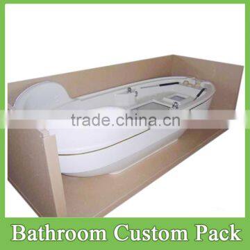 Hot Sale Heavy Duty Bath Package Box Custom Honeycomb Paper Packaging Box Cushioning for Bathroom Fragile Furniture Package