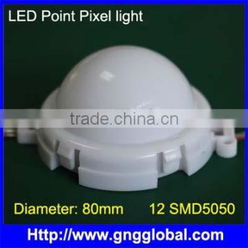 Diameter 80mm led pixel module 12 SMD5050 digital led pixel module