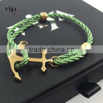 Simple stainless Anchor bracelet / Indinity Mens Anchor rope bracelet                        
                                                                                Supplier's Choice