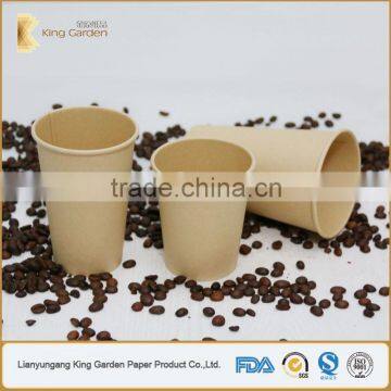 Kraft With Light Color Single Wall Paper Cups With Lids photo-5