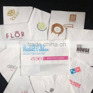 absorbent disposable paper coffee fold serviette paper tissue