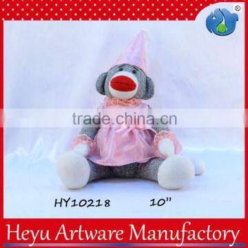 Wholesale Plush Monkey Names Pink Skirt Monkey Indoor Christmas Decoration