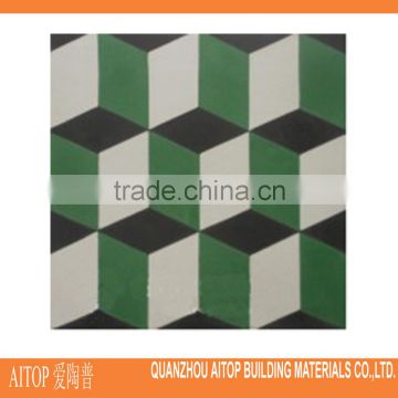 3d square texture flooring cement material tiles floor carpet brick cement tile 200x200mm cheap China supplier