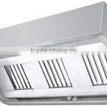 Stainless steel kitchen chimney hood for canteen