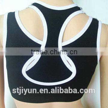 Shantou Factory Cheap Price Black Running Women Seamless Ladies Sports Bra photo-2