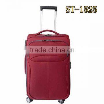 1680D red color spinner wheels married and travel using trolley set