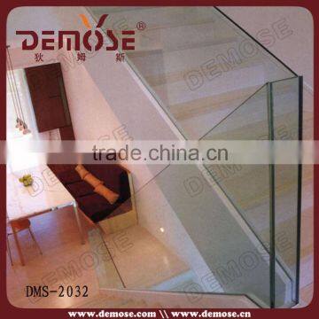 indoor tempered glass stair treads and railings prices