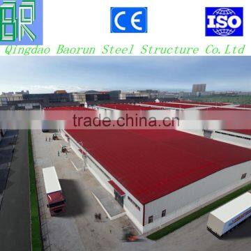 Prefabricated steel structure power 8 workshop