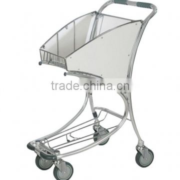 CE and ISO approved Airport transport carts with brake Airport service cart Airport push trolley with brake