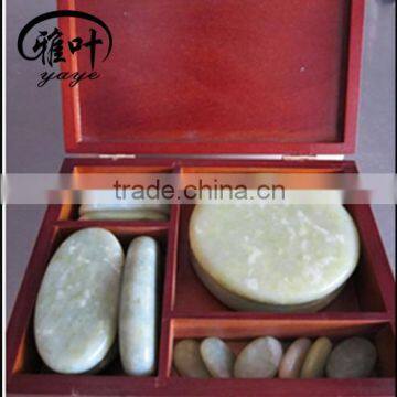 18pcs Hot Massage Stone Sets/ Natual Stone Jade Massage Stone Set